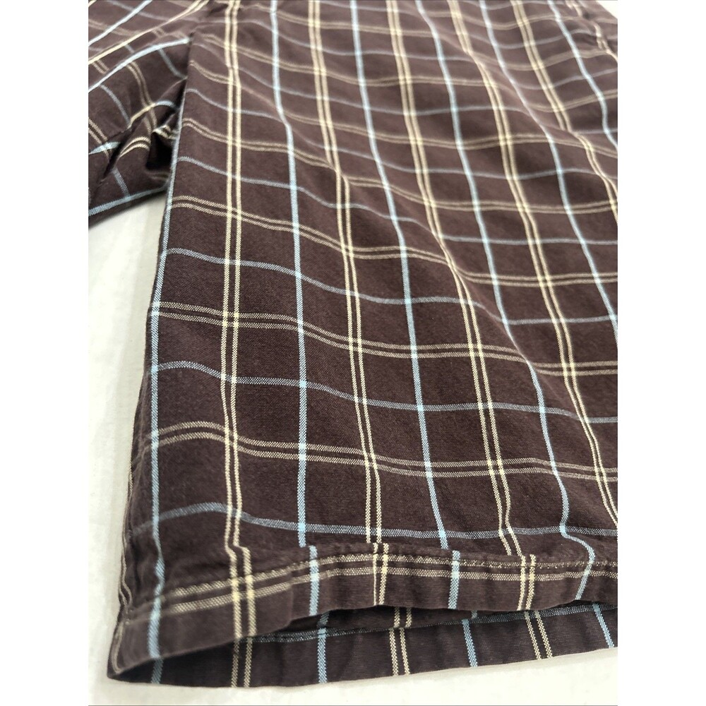 Original Penguin Men's Shorts Brown Plaid Size 30 - Picture 4 of 16